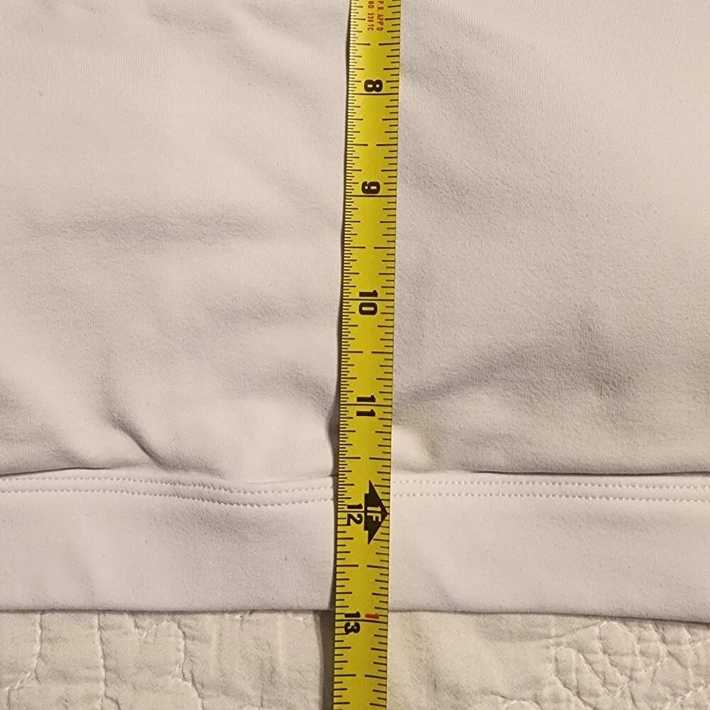 ALO Yoga Airbrush Suspension Bra Size L White EUC - Picture 10 of 12